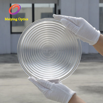 Borosilicat-Glas-Fresnellinse des Durchmesser-200mm für Stelle Lampe, Birne, LED, Licht